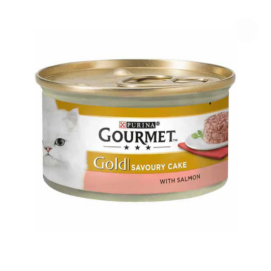 PURINA GOURMET CAT FOOD GOLD PATE WITH SALMON 85 GM