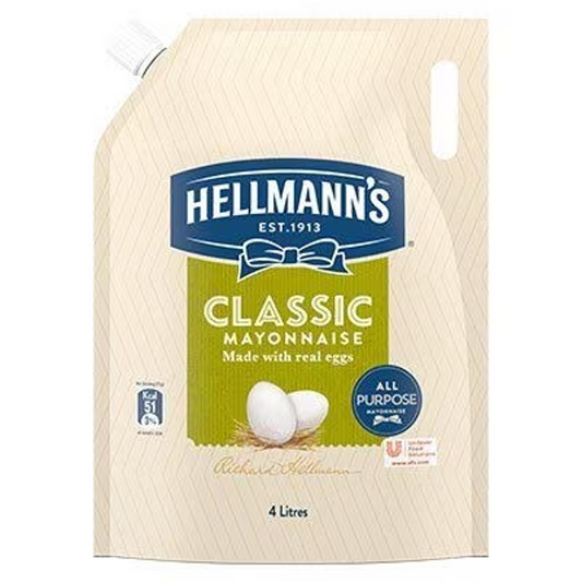 HELLMANNS CLASSIC MAYONNAISE 4 LTR