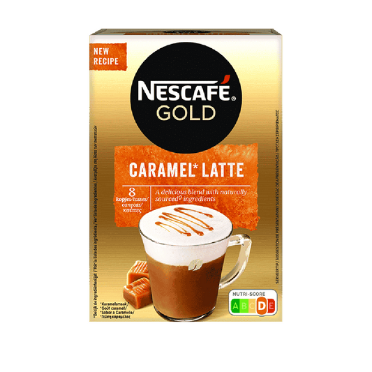 NESCAFE COFFEE CAPPUCCINO CARAMEL LATTE 136 GM