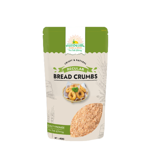 SUNBEAM REGULAR BREAD CRUMBS POUCH 400 GM