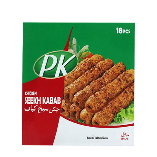 PK FOOD CHICKEN SEEKH KEBAB BAG 540 GM