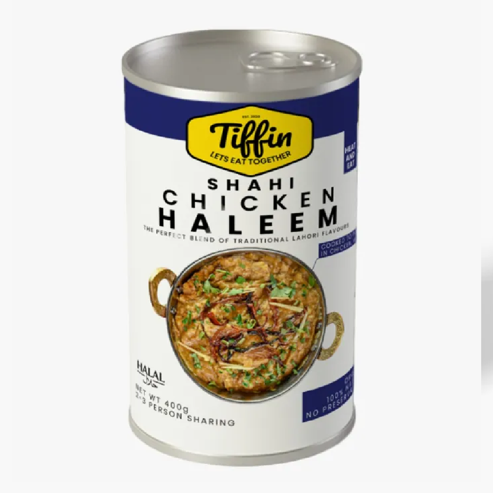 TIFFIN CHICKEN HALEEM READY TO EAT TIN 800 GM