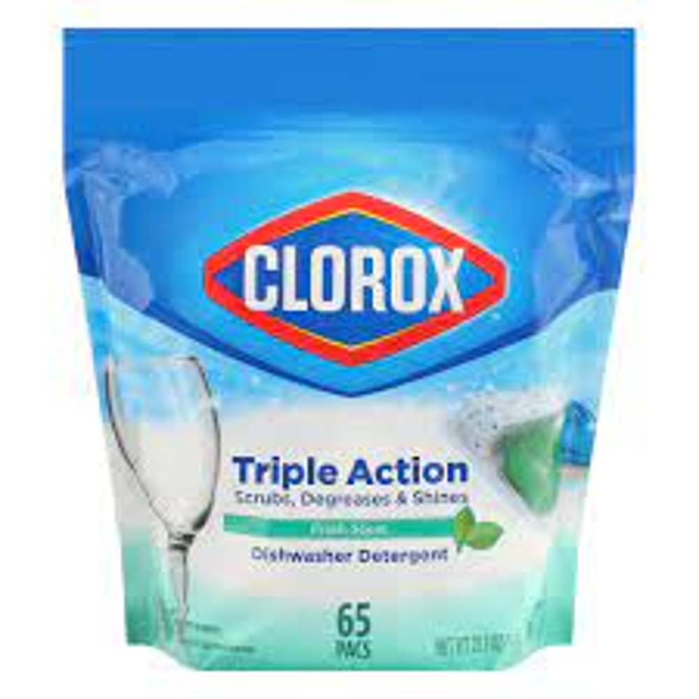 CLOROX DISHWASH POWDER FRESH SCENT TRIPLE ACTION 12.9 OZ