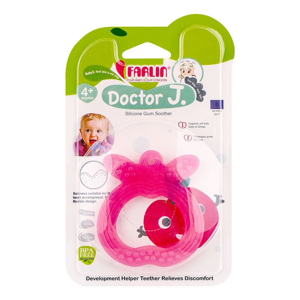 FARLIN SILICONE GUM TEETHER 4M+ BF 14103