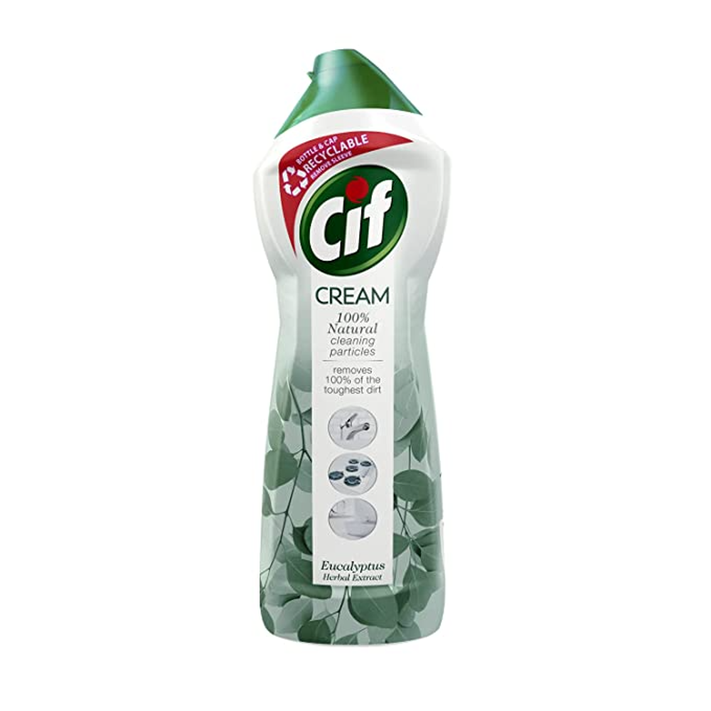 CIF CREAM CLEANING PARTICLES REMOVES EUCALYPTUS 750 ML