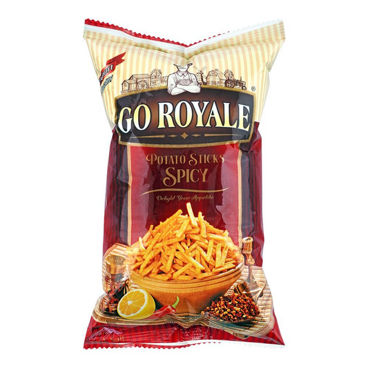 GO ROYALE SPICY POTATO STICKS 46 GM