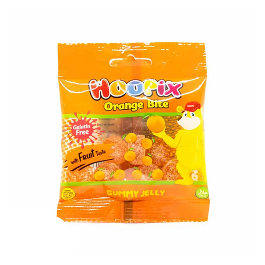 HOOPIX ORANGE BITE GUMMY JELLLY 90GM