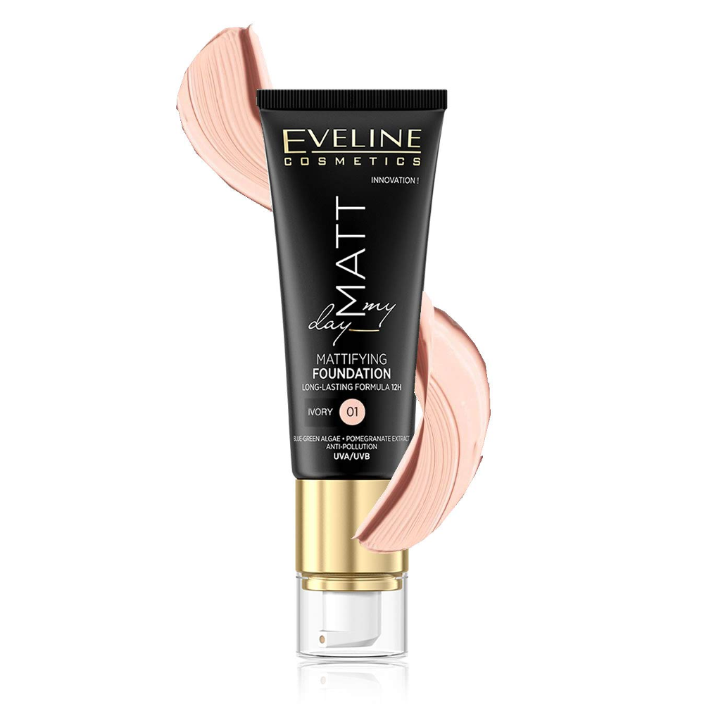 EVELINE MATT MY DAY MATTIFYING FOUNDATION 01 IVORY 40ML