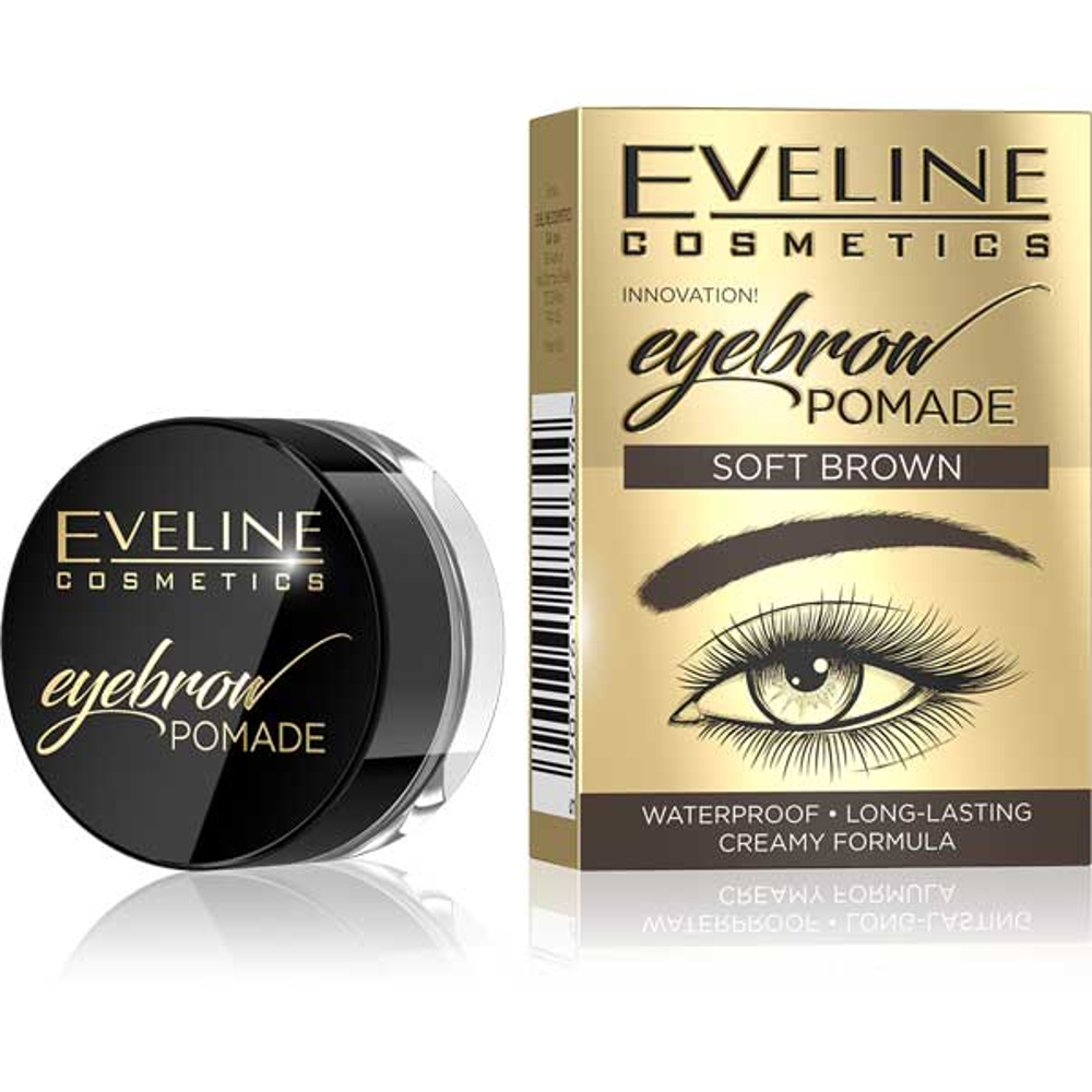 EVELINE EYEBROW POMADE SOFT BROWN