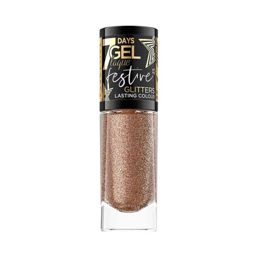 EVELINE GEL LAQUE FESTIVE GLITTERS NAIL POLISH 06 8ML