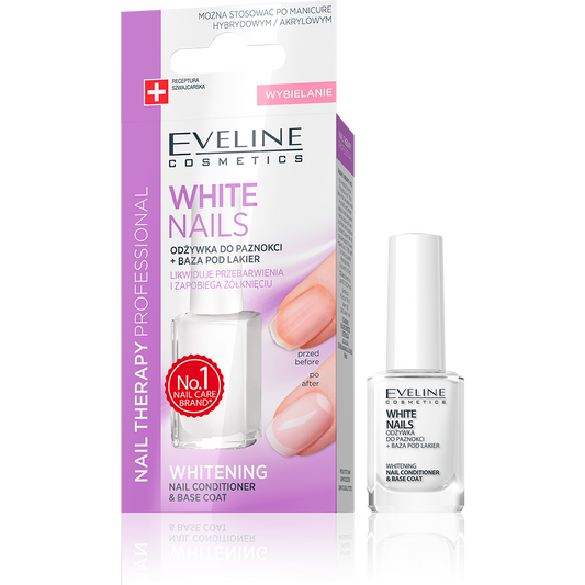 EVELINE EVELINE WHITE NAILS CONDITIONER & BASE COAT