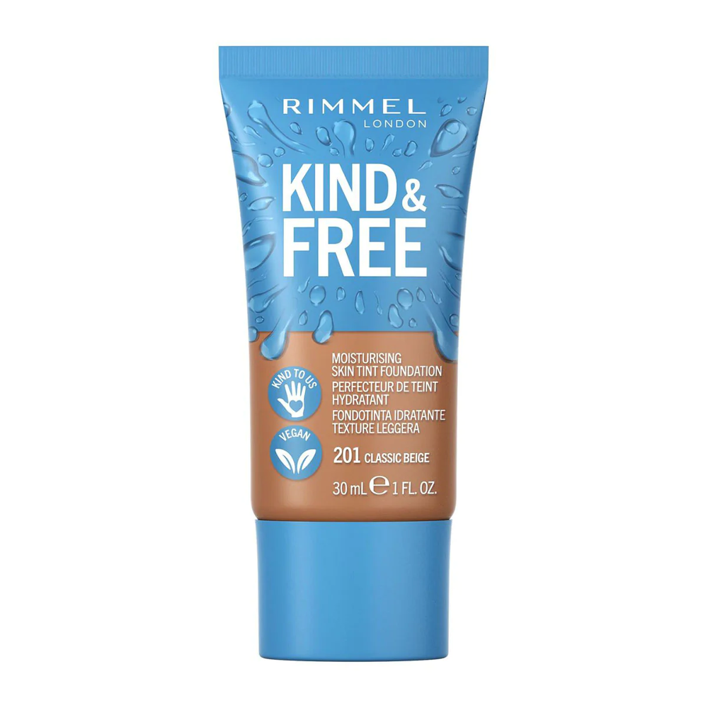 RIMMEL KIND & FREE MOISTURISING SKIN TINT FOUNDATION 201 CLA