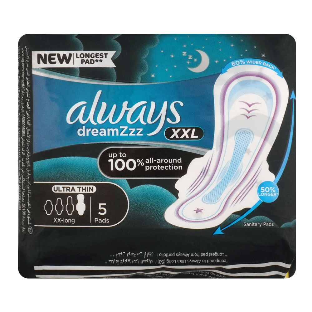 ALWAYS PADS DREAMS ULTRA NIGHT  5PCS XXL