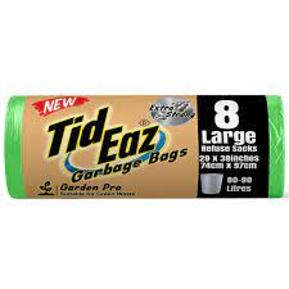 TID EAZ GARBAGE BAGS NO.8 LARGE 29X38