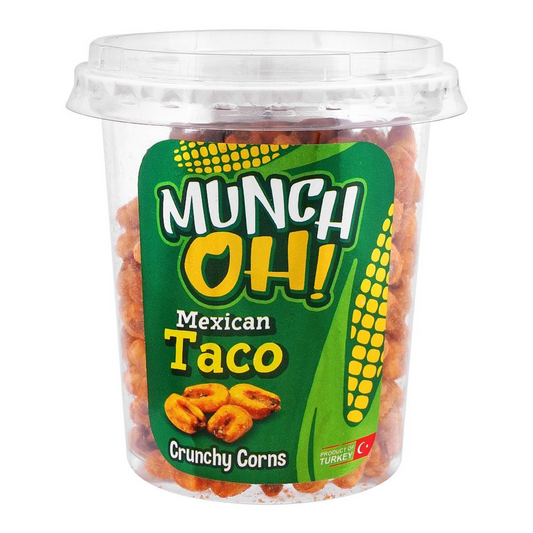 MUNCH OH CRUNCHY CORN MEXICAN TACO 100GM