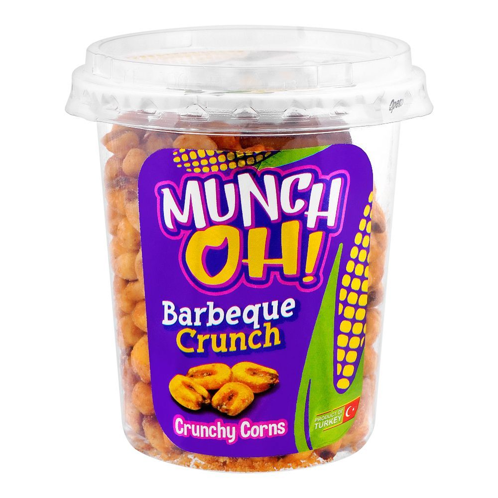 MUNCH OH CRUNCHY CORN BBQ CRUNCH 100GM