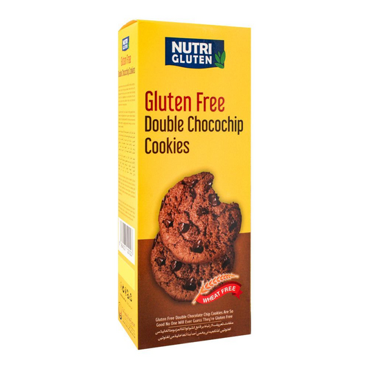 NUTRI GLUTEN FREE DOUBLE CHOCOLATE CHIP COOKIES 100GM