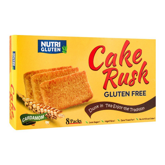 NUTRI GLUTEN FREE CAKE RUSK CARDAMOM 165 GM