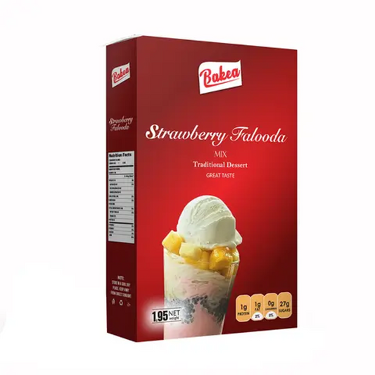 BAKEA STRAWBERRY FALOODA MIX 195GM