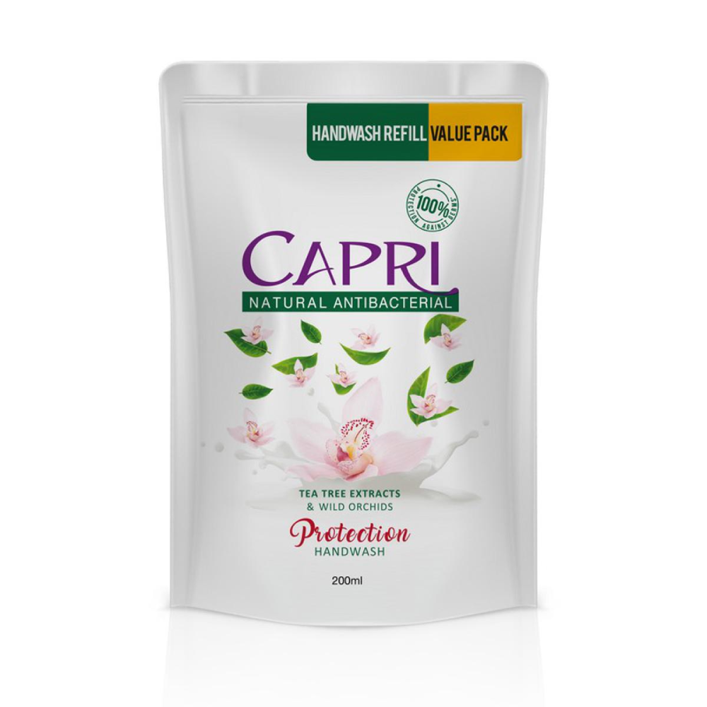 CAPRI NATURAL ANTIBACTERIAL HANDSWASH REFILL 200 ML