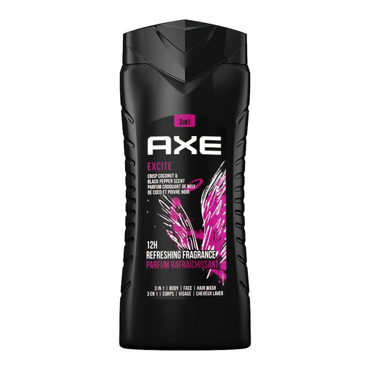 AXE SHOWER GEL EXCITE 3 IN 1 250 ML