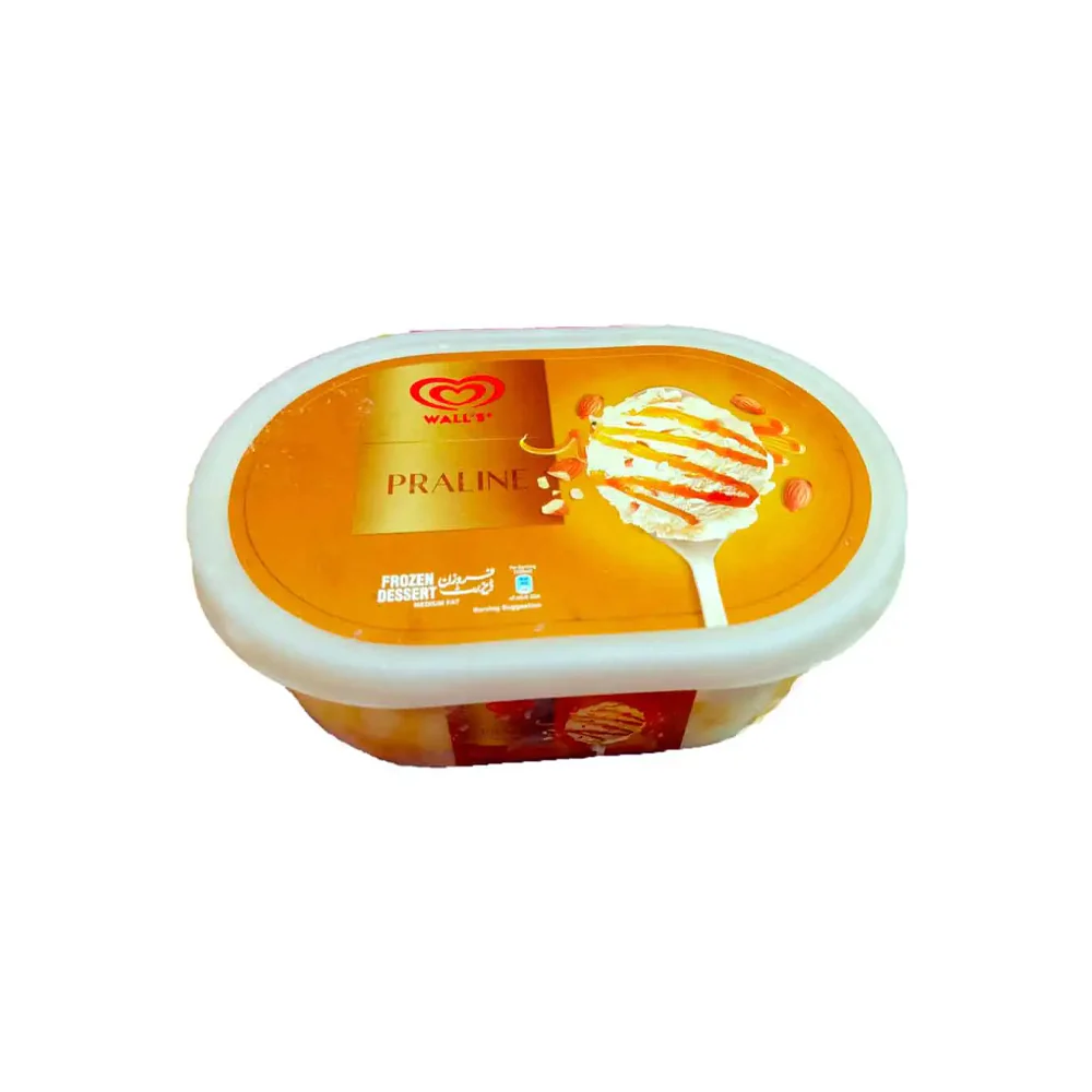 WALLS ICE CREAM PRALINE TUB 800ML