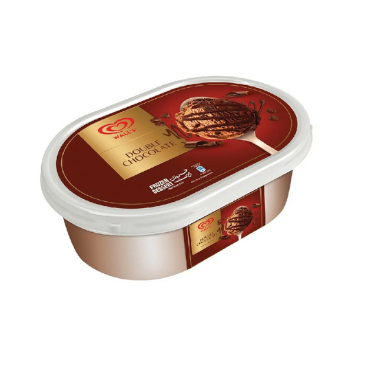 WALLS ICE CREAM DOUBLE CHOCOLATE TUB 800ML