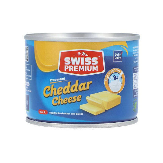 SWISS PREMIUM CHEDDAR CHEESE 180 GM