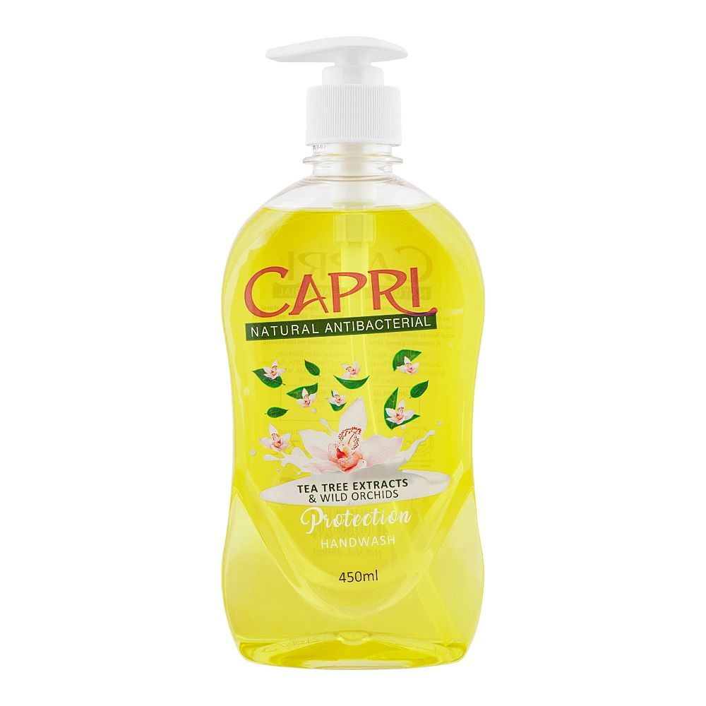 CAPRI ANTIBACTERIAL HAND WASH TEA TREE 450 ML