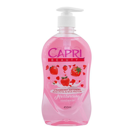 CAPRI HAN WASH STRAWBERRY SOFTNERS 450 ML