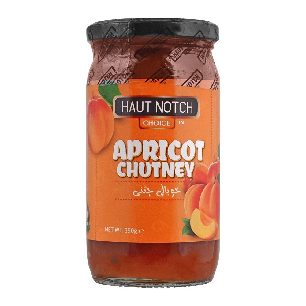 HAUT NOTCH APRICOT CHUTNEY 390GM