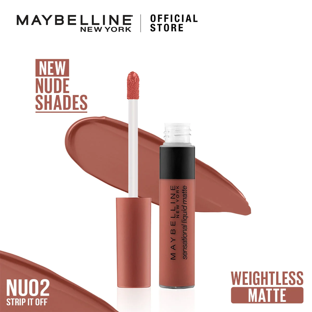 MAYBELLINE SENSATIONAL LIQUID MATTE NUDE 02