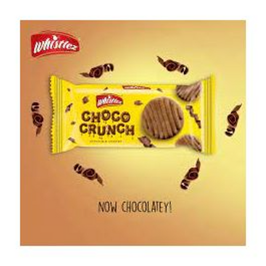 WHISLTEZ CHOCO CRUNCH HALF ROLL 42GM