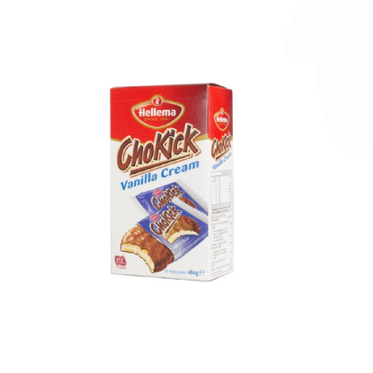 HELLEMA CHOKICK BISCUIT VANILLA CREAM 180 GM