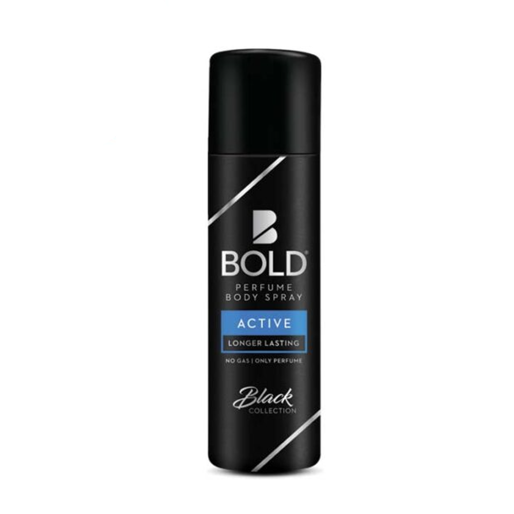 BOLD DEODORANT BLACK COLLECTION ACTIVE 120ML