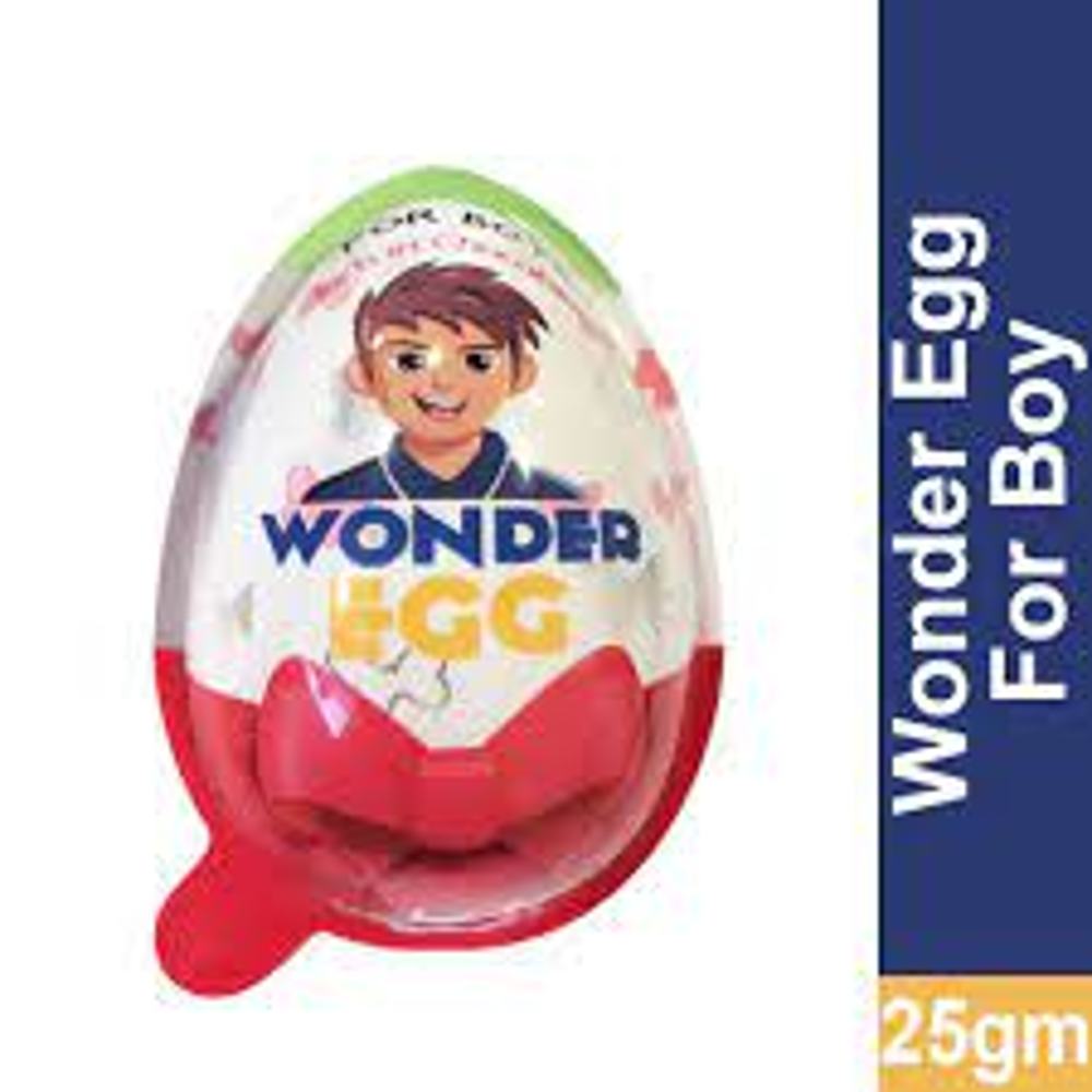 WONDER EGG TOY & CHOCOLATE FOR BOYS 25 GM