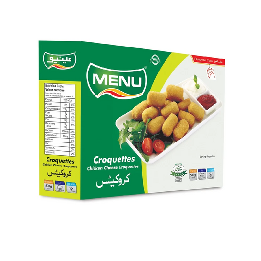 MENU CROQUETTES 500GM