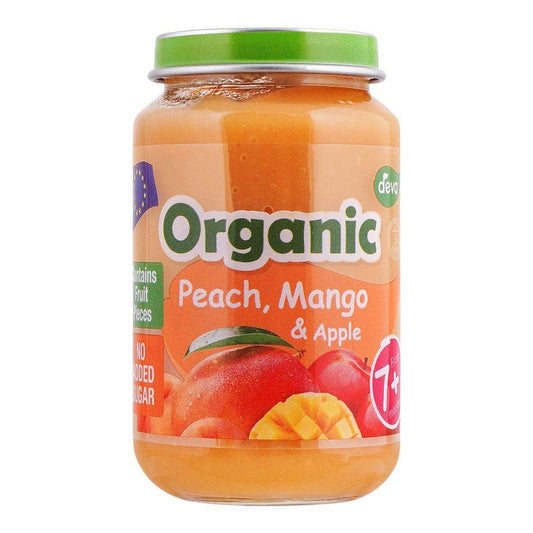 DEVA BABY FOOD PEACH MANGO & APPLE 7+ ORGANIC 200 GM