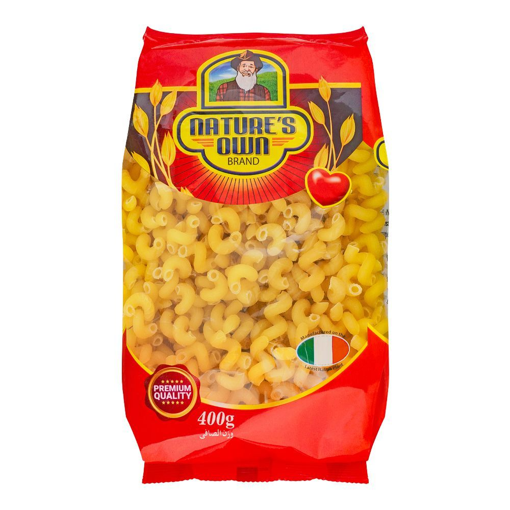 NATURES ELBOW TWISTED PASTA 400 GM