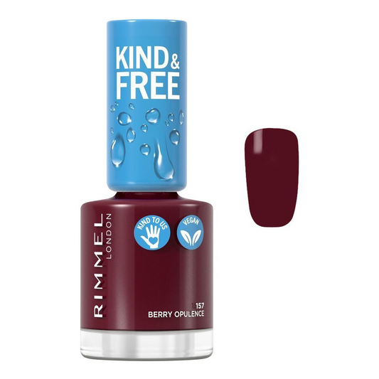RIMMEL KIND & FREE - NAIL POLISH - 157 BERRY OPULENCE