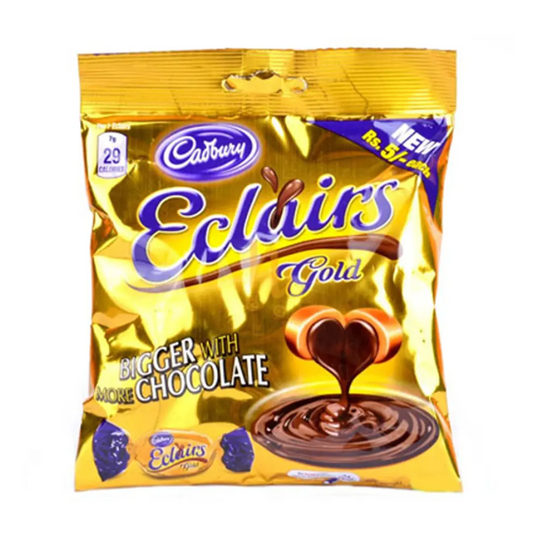 CADBURY CHOCOLATE ECLAIRS GOLD POUCH 45PCS 270 GM