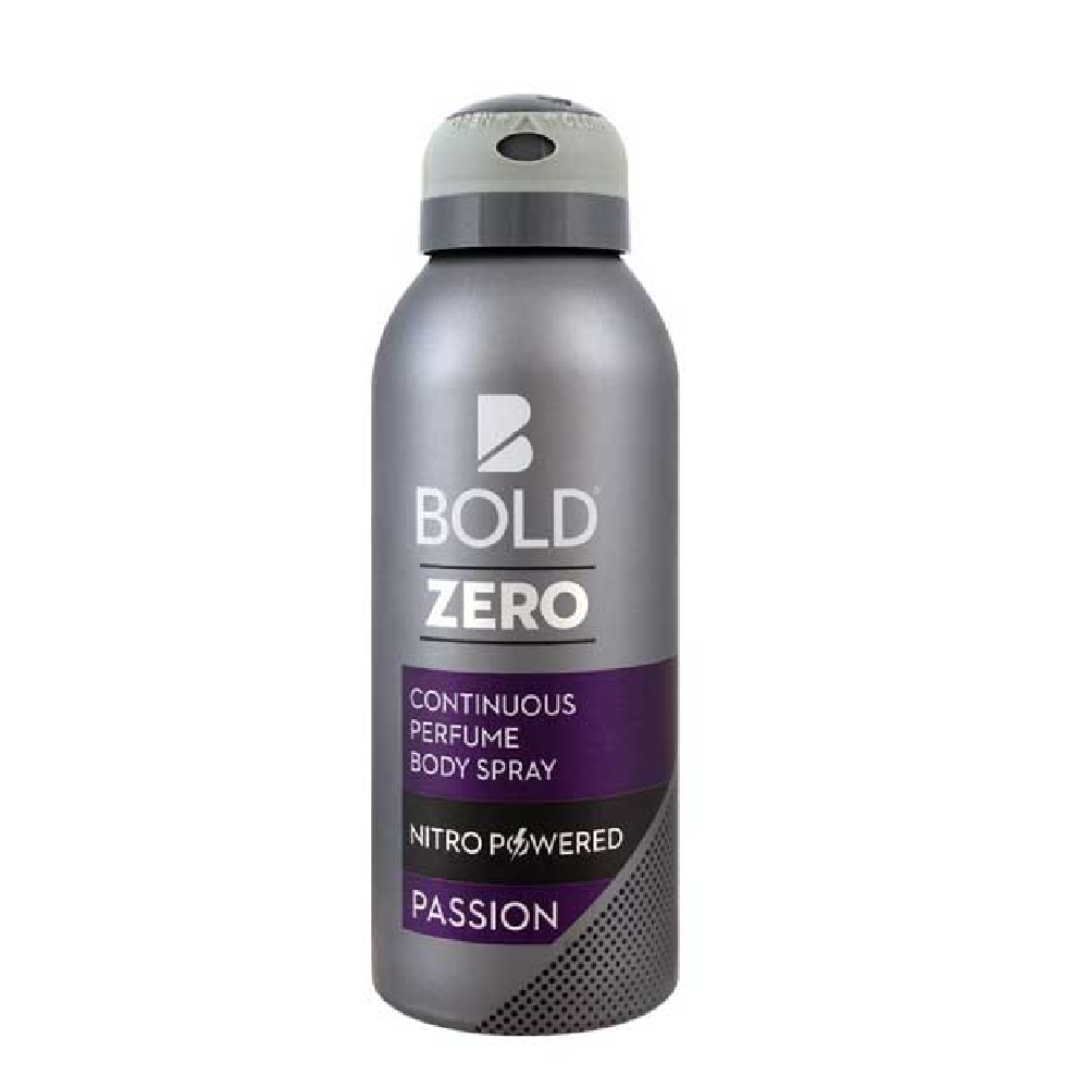 BOLD ZERO PASSION CONTINUOUS PERFUME BODY SPRAY 120 ML