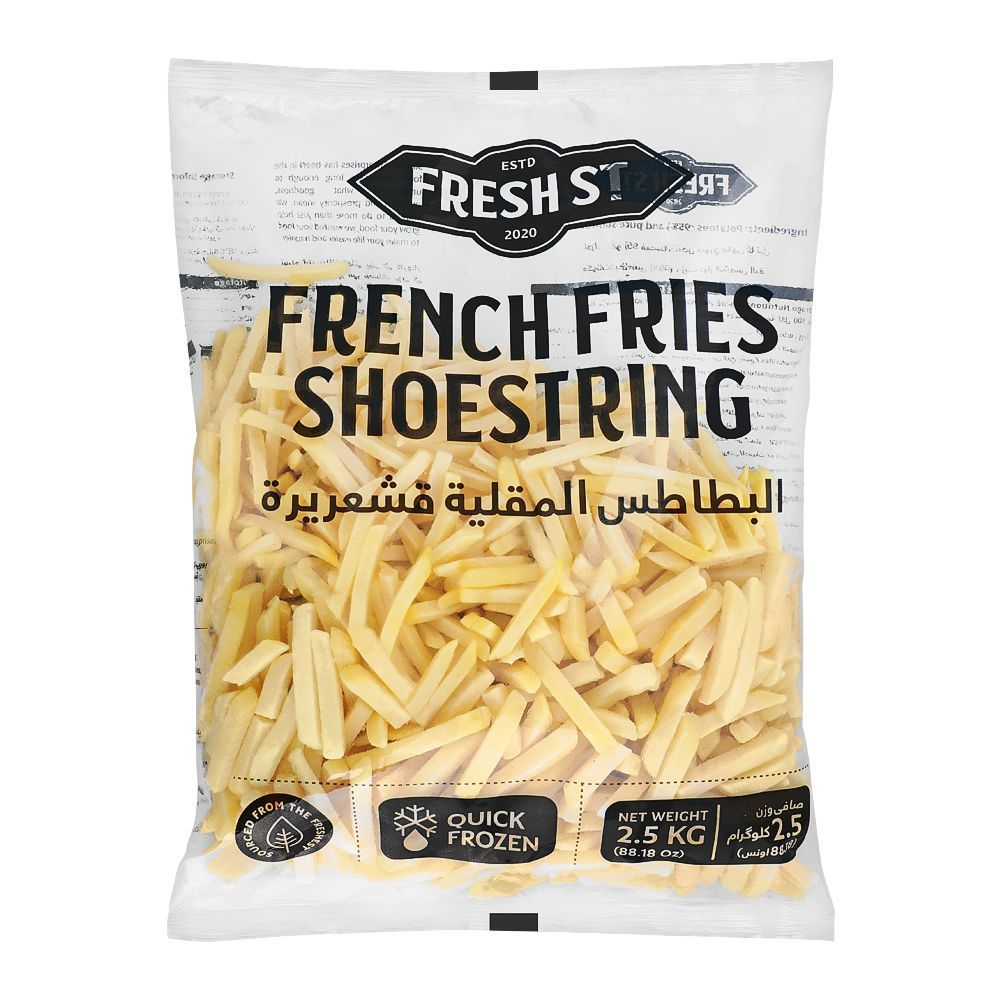 FRESH ST FRENCH FRIES SHOESTRING 2.5KG