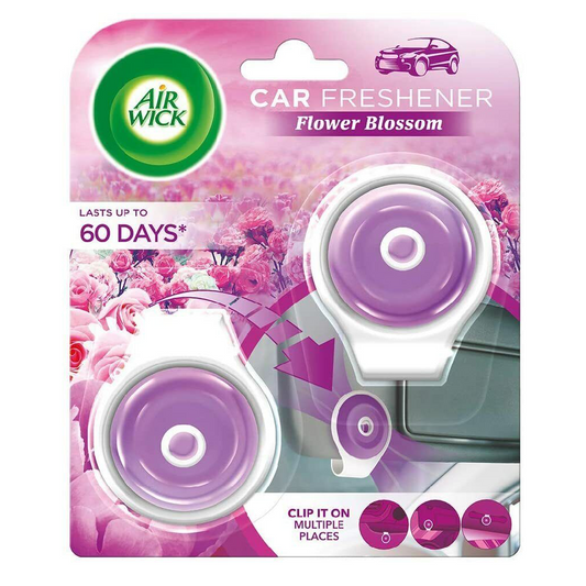 AIR WICK CAR AIR FRESHNER FLOWER BLOSSOM 60 D 2 PC 2X9 GM