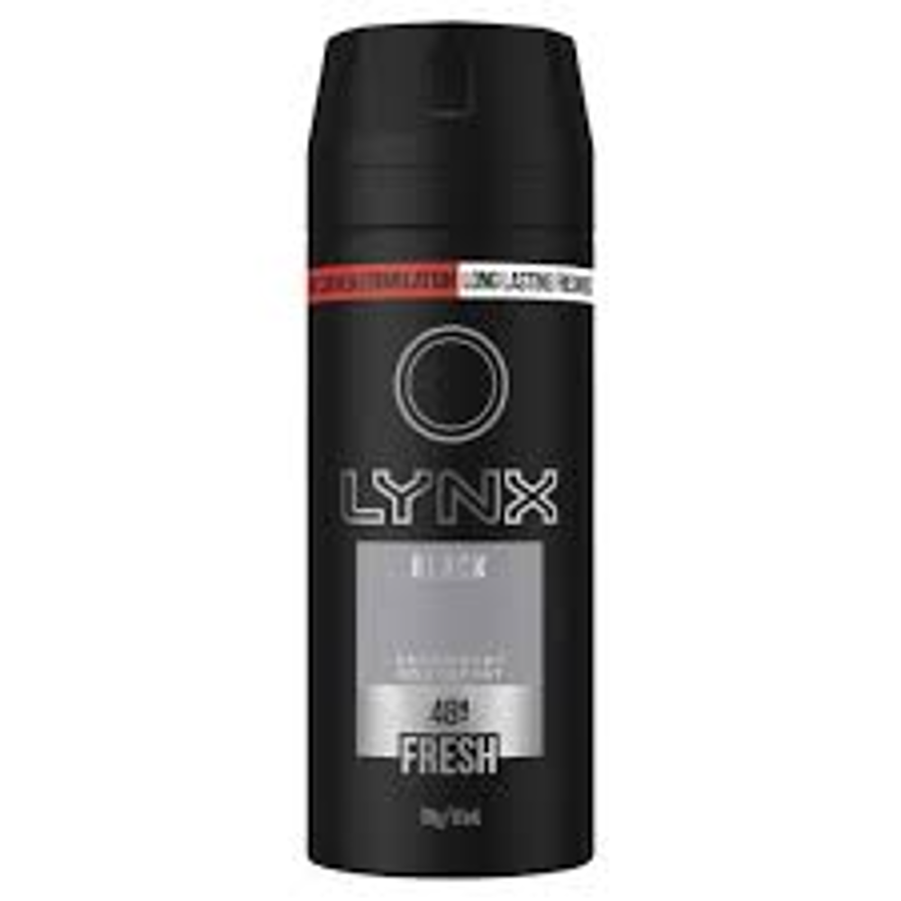 LYNX DEODORANT BALCK 48 H FRESH 165 ML