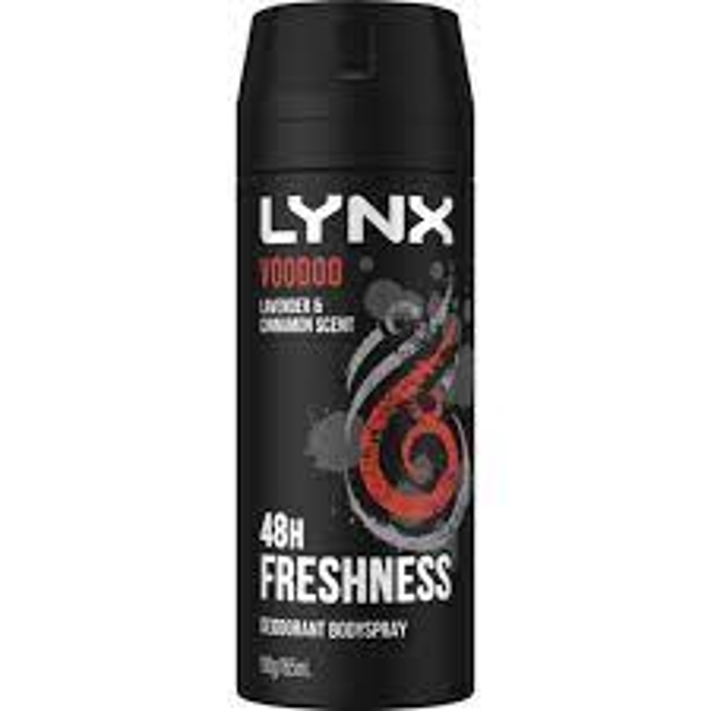 LYNEX DEODORANT VOODOO 48 H FRESH 165 ML