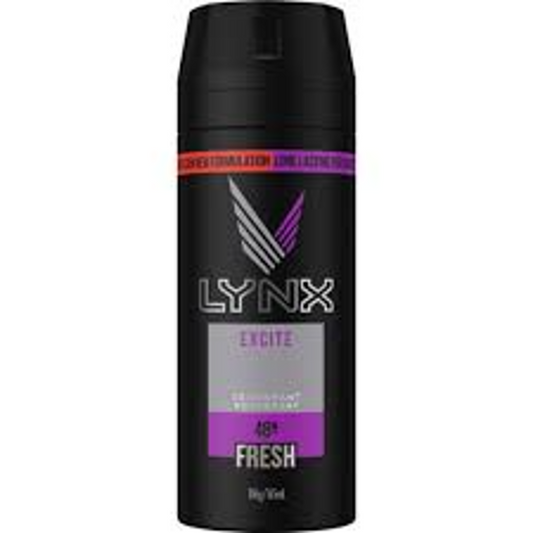 LYNEX DEODORANT EXCITE 48 H FRESH 165 ML