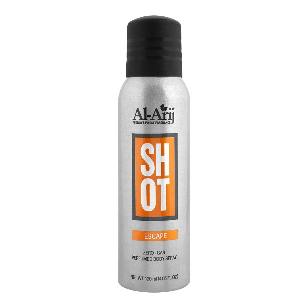 AL ARIJ SHOT ESCAPE BODY SPRAY 120ML