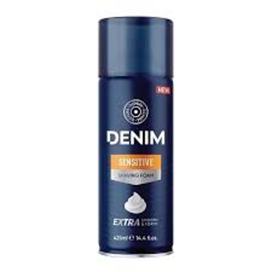 DENIM SHAVING FOAM SENSITIVE 425 ML