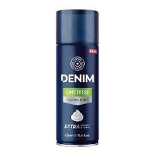 DENIM SHAVING FOAM LIME FRESH 425 ML